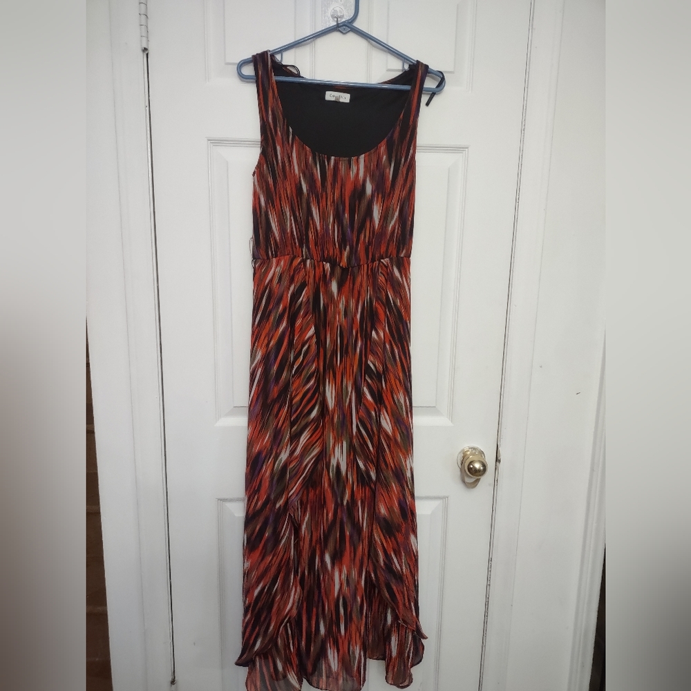 Calvin Klein Long Dress with built-in slip